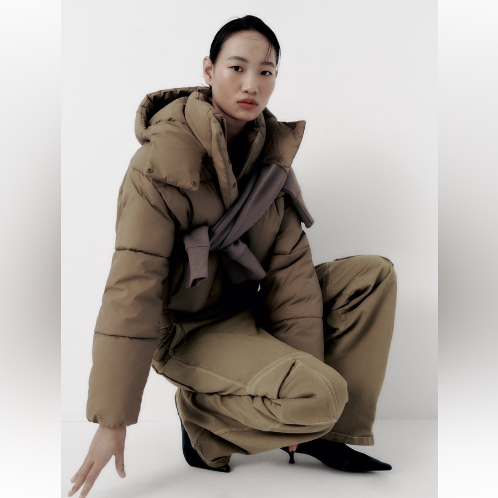 ZARA FULL LENGTH CARGO PANTS - Picture 4 of 14